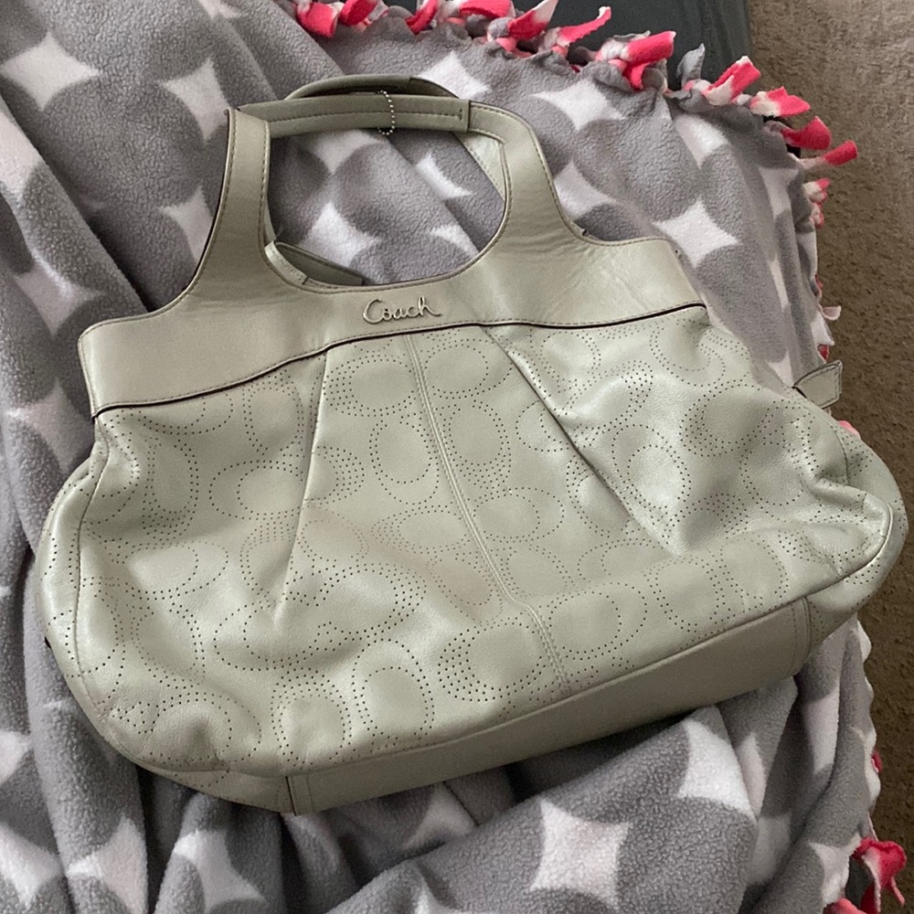 Gray Coach Purse - image 1
